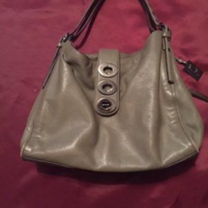 Coach bag grayish/green
